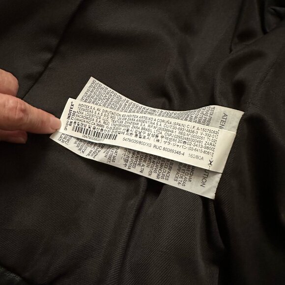 ZARA Trafaluc Women's Black Leather Moto Jacket – Size XS - Picture 10 of 10